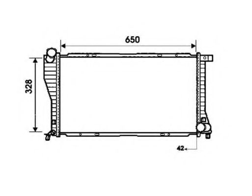 Radiator, racire motor BMW Seria 5 (E39) (1995 - 2003) NRF 53723 piesa NOUA
