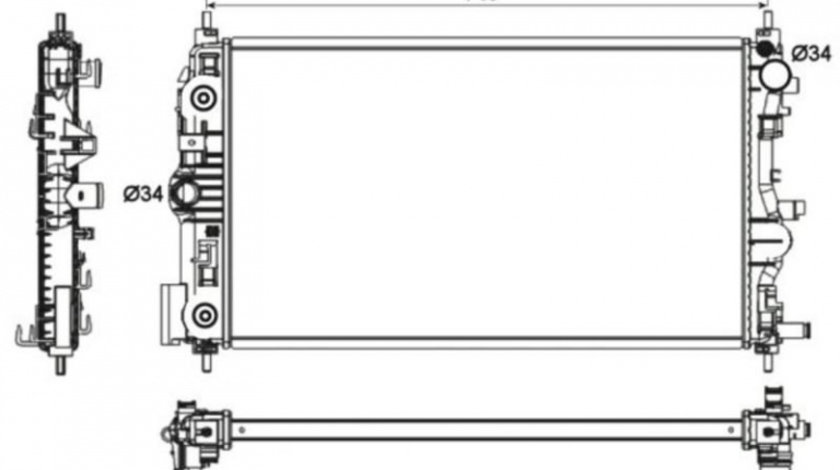 Radiator, racire motor Chevrolet ORLANDO (J309) 2010-2016 #2 13267666