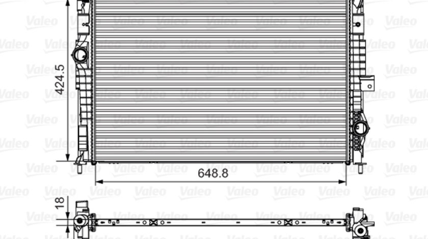 Radiator racire motor CITROËN C4 Picasso II Producator VALEO 735632