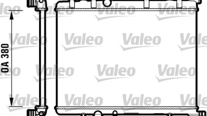 Radiator racire motor CITROËN XSARA Break N2 Producator VALEO 732908