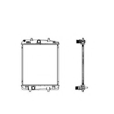 Radiator, racire motor CITROEN C1 (PM, PN) (2005 - 2016) NRF 53460 piesa NOUA