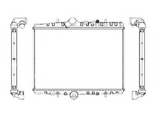 Radiator, racire motor CITROEN C5 I (DC) (2001 - 2004) NRF 55346 piesa NOUA