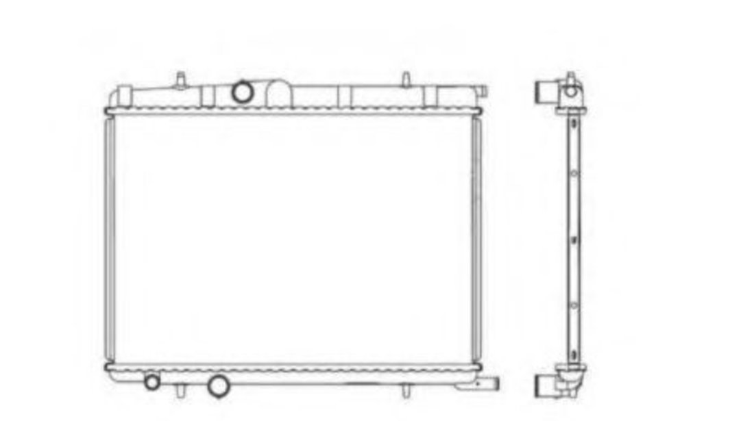 Radiator, racire motor CITROEN XSARA PICASSO (N68) (1999 - 2016) NRF 58267 piesa NOUA