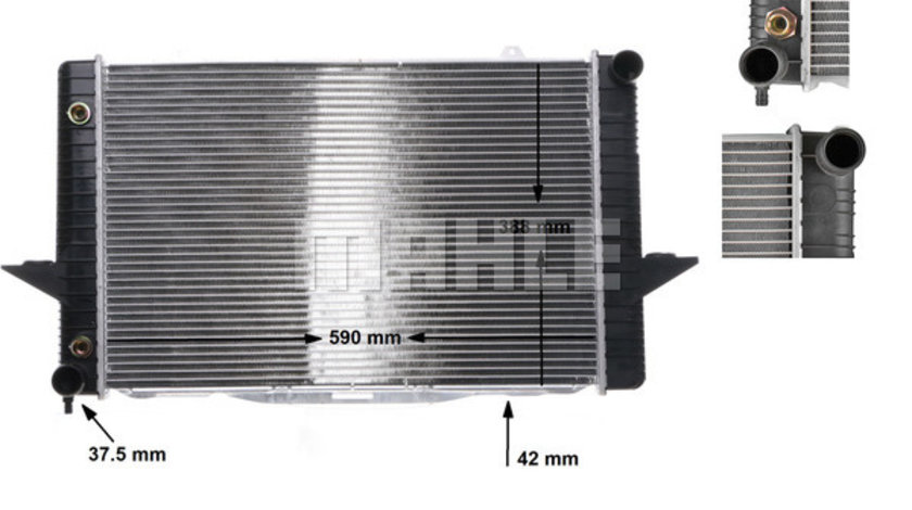 Radiator, racire motor (CR164000S MAHLE KNECHT) VOLVO