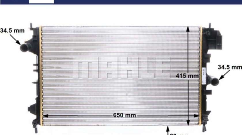 Radiator, racire motor (CR8000S BEH MAH) FIAT,OPEL,VAUXHALL