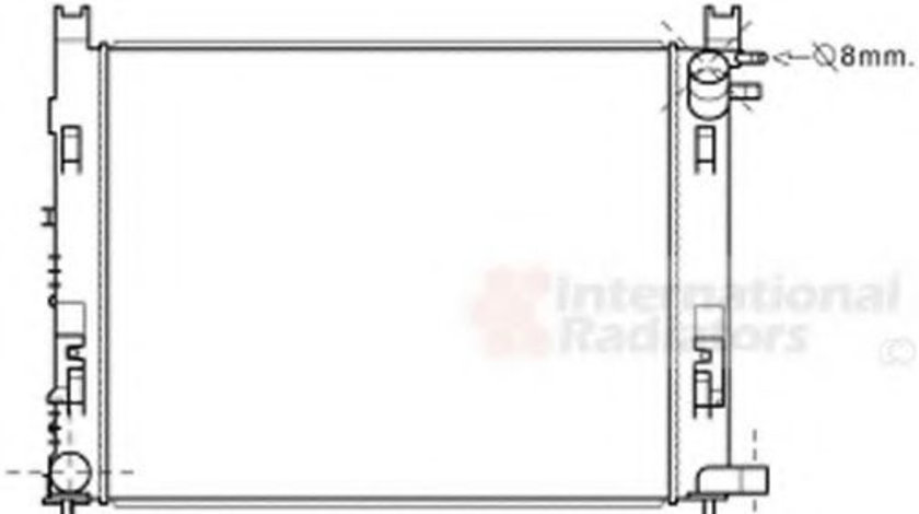 Radiator, racire motor DACIA DOKKER Express (2012 - 2016) VAN WEZEL 15002007 piesa NOUA