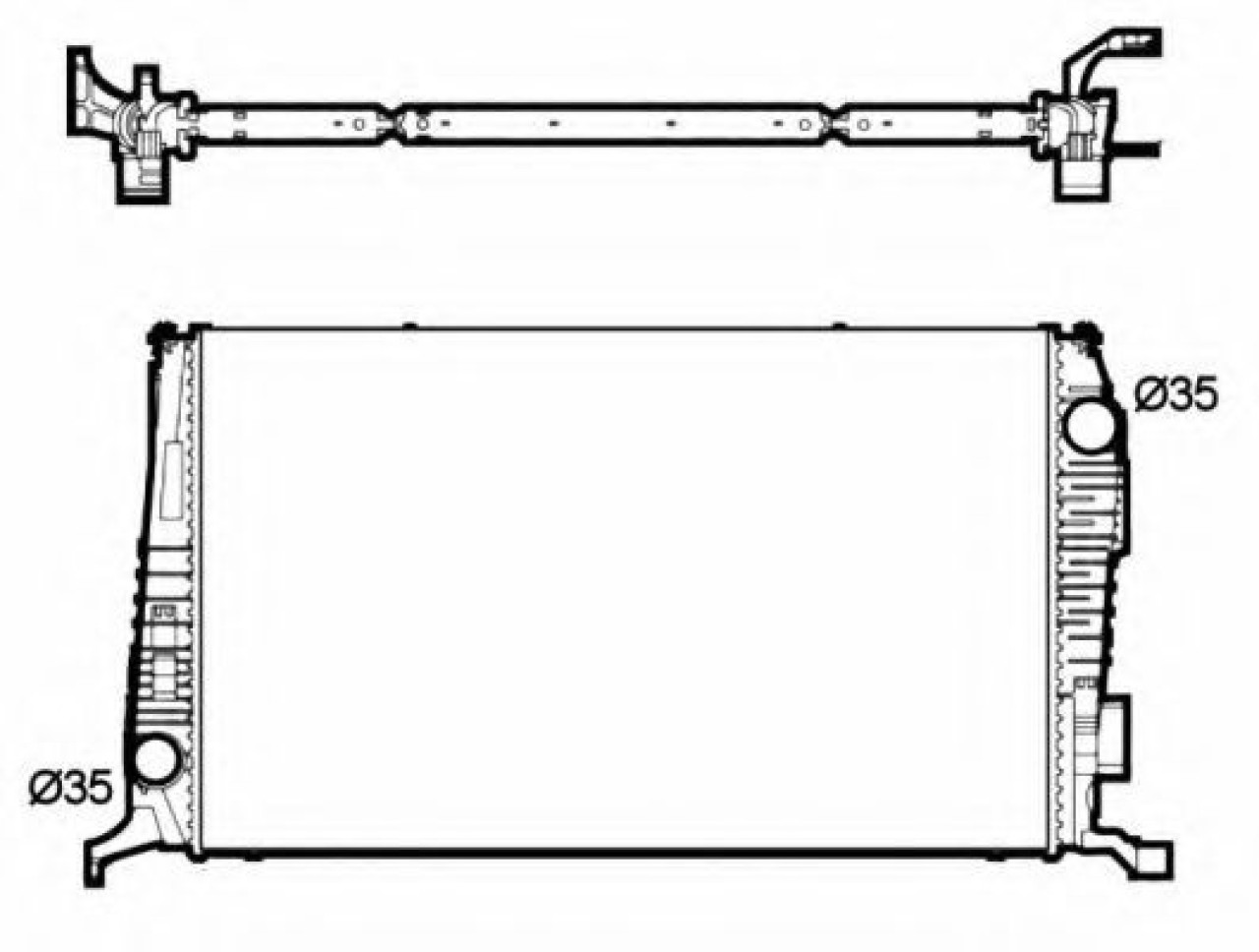 Radiator, racire motor DACIA DUSTER (201