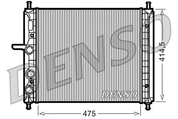 Radiator, Racire Motor Denso Fiat DRM09034