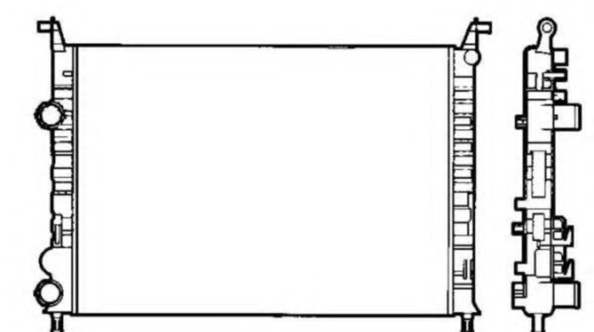 Radiator, racire motor FIAT ALBEA (172) (2007 - 2016) NRF 58195 piesa NOUA