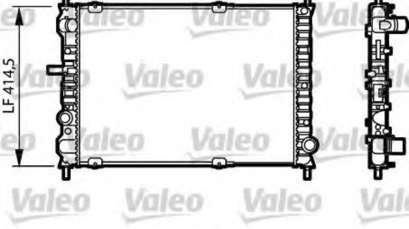 Radiator, racire motor FIAT BRAVA (182) (1995 - 2003) VALEO 732623 piesa NOUA