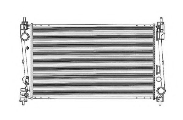 Radiator, racire motor FIAT BRAVO II (198) (2006 - 2016) NRF 53836 piesa NOUA
