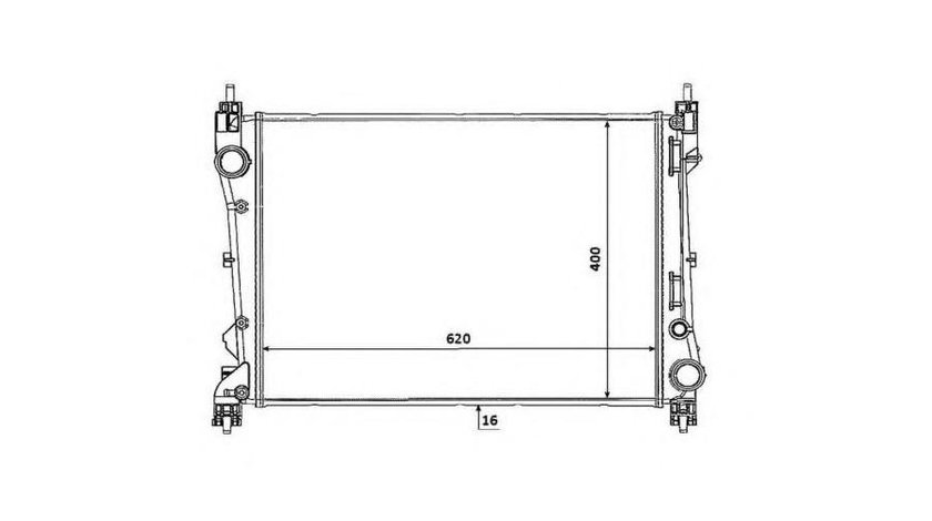 Radiator, racire motor Fiat DOBLO caroserie inchisa/combi (263) 2010-2016 #3 109416