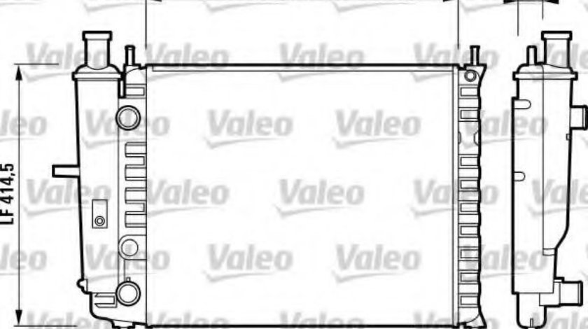 Radiator, racire motor FIAT MAREA (185) (1996 - 2007) VALEO 732218 piesa NOUA