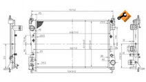 Radiator, racire motor Fiat PUNTO EVO (199) 2008-2...