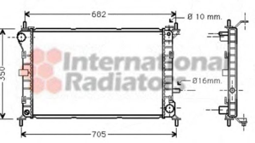 Radiator, racire motor FORD FOCUS Combi (DNW) (1999 - 2007) VAN WEZEL 18002265 piesa NOUA