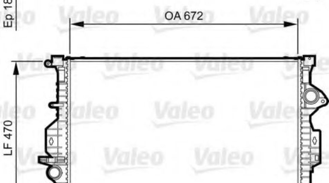 Radiator, racire motor FORD FOCUS III Turnier (2010 - 2016) VALEO 735373 piesa NOUA