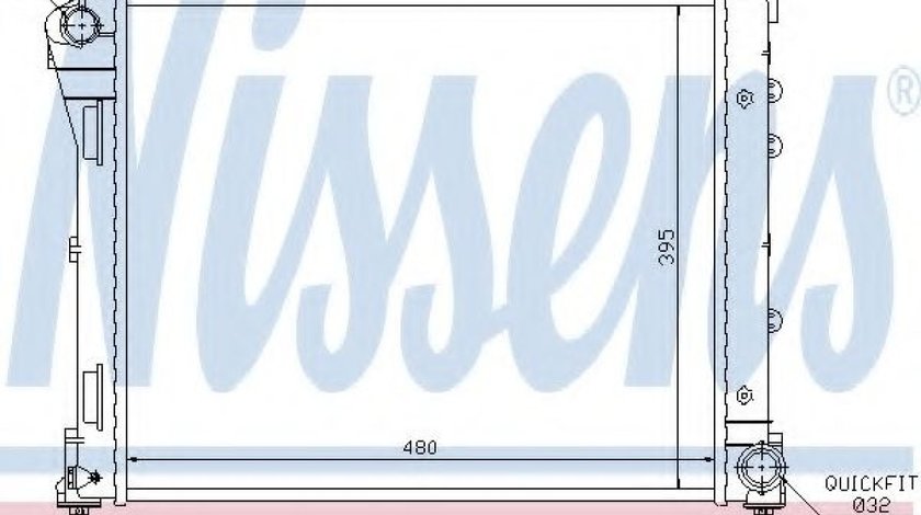 Radiator, racire motor FORD KA (RU8) (2008 - 2016) NISSENS 61935 piesa NOUA