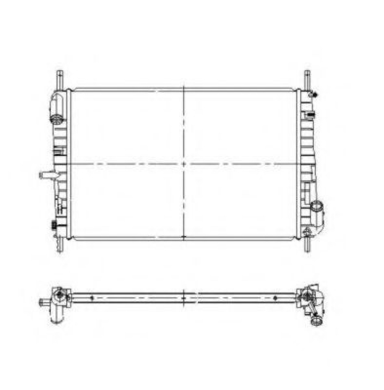 Radiator, racire motor FORD MONDEO III (B5Y) (2000 - 2007) NRF 509641 piesa NOUA