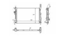 Radiator, racire motor Ford TOURNEO CONNECT / GRAN...