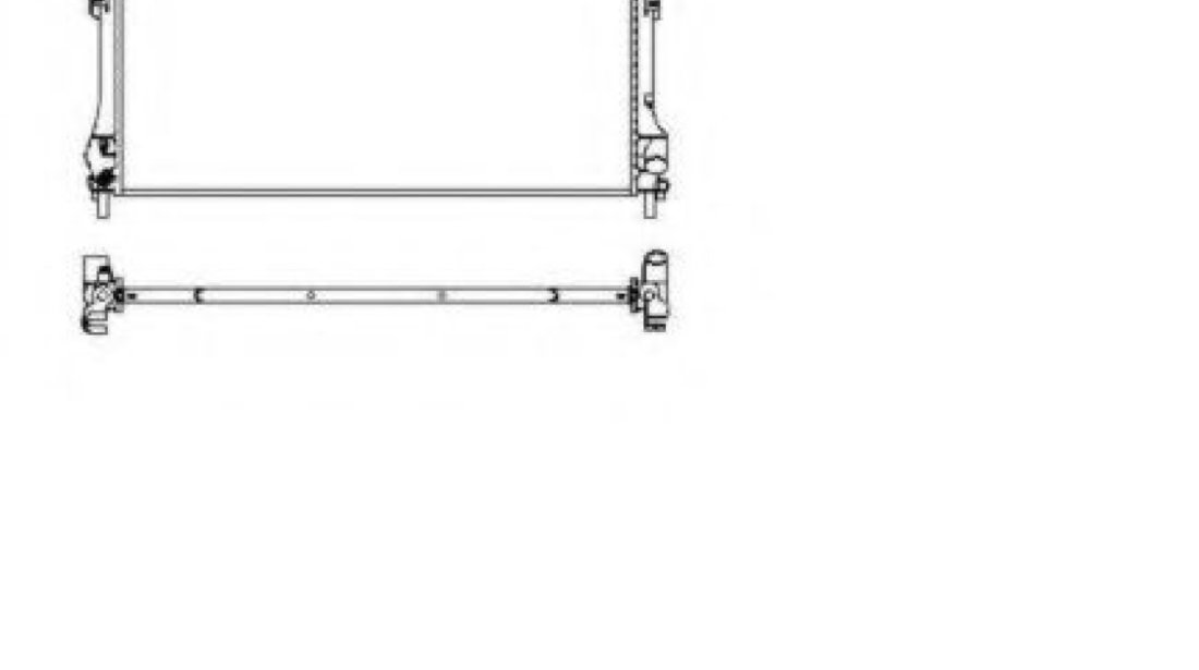 Radiator, racire motor FORD TRANSIT bus (FD, FB, FS, FZ, FC) (2000 - 2006) NRF 509697 piesa NOUA