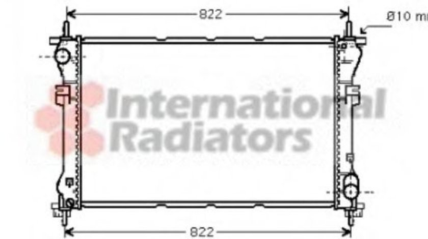 Radiator, racire motor FORD TRANSIT bus (FD, FB, FS, FZ, FC) (2000 - 2006) VAN WEZEL 18002320 piesa NOUA