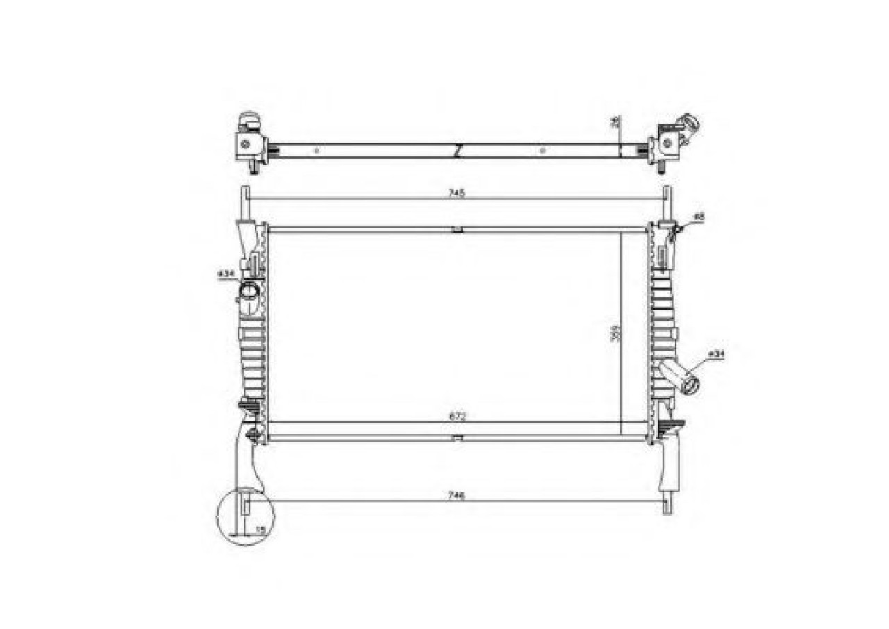 Radiator, racire motor FORD TRANSIT caro