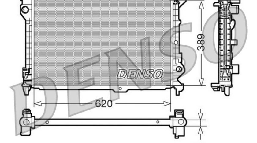 Radiator, racire motor FORD TRANSIT CONNECT (P65_, P70_, P80_) DENSO DRM10107