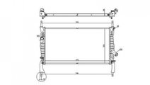 Radiator, racire motor Ford TRANSIT TOURNEO 2006-2...