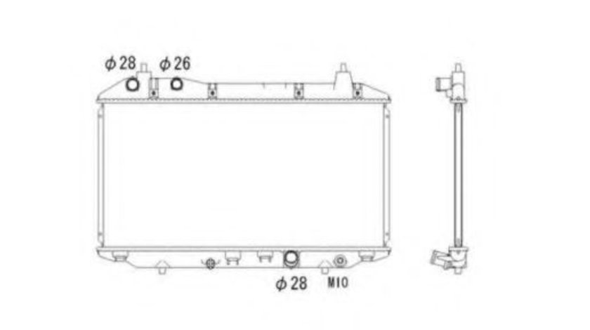 Radiator, racire motor HONDA CIVIC VIII Hatchback (FN, FK) (2005 - 2012) NRF 53529 piesa NOUA