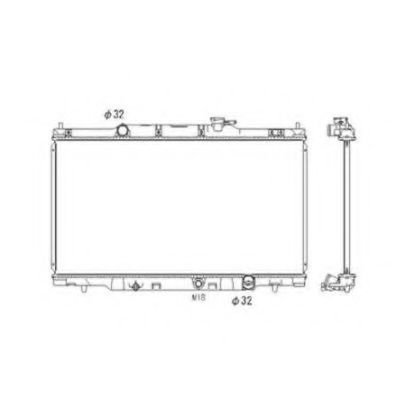 Radiator, racire motor HONDA CR-V II (RD) (2001 - 2006) NRF 53573 piesa NOUA