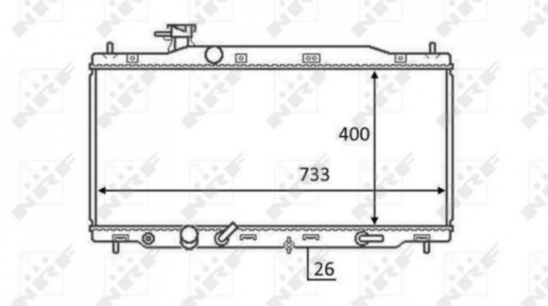 Radiator, racire motor Honda CR-V Mk III (RE) 2006-2016 #3 100067N