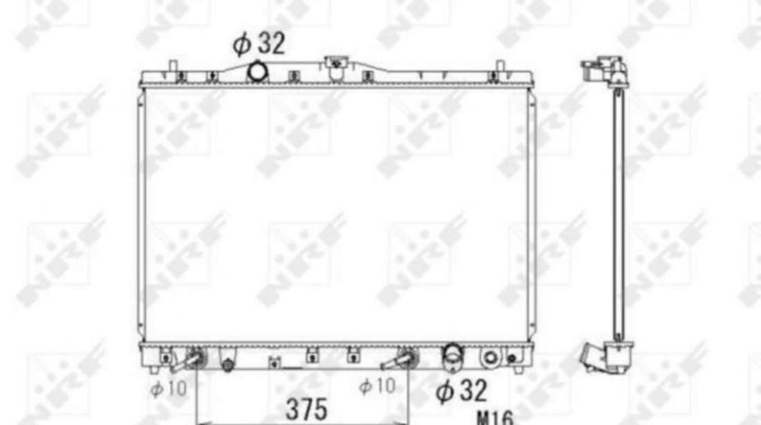 Radiator, racire motor Honda LEGEND Mk III (KA9) 1996-2016 #2 19010P5A003