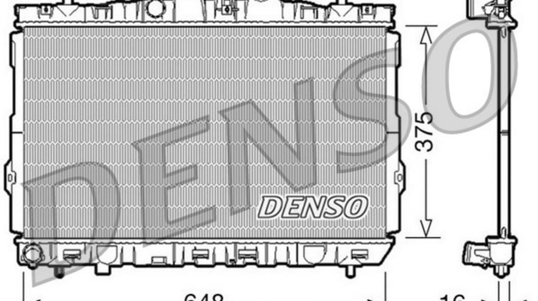 Radiator, racire motor HYUNDAI COUPE (RD) DENSO DRM41001