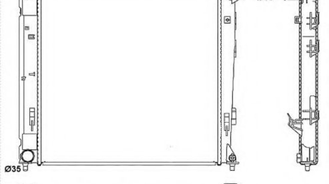 Radiator, racire motor HYUNDAI ix35 (LM, EL, ELH) (2009 - 2016) NRF 53054 piesa NOUA