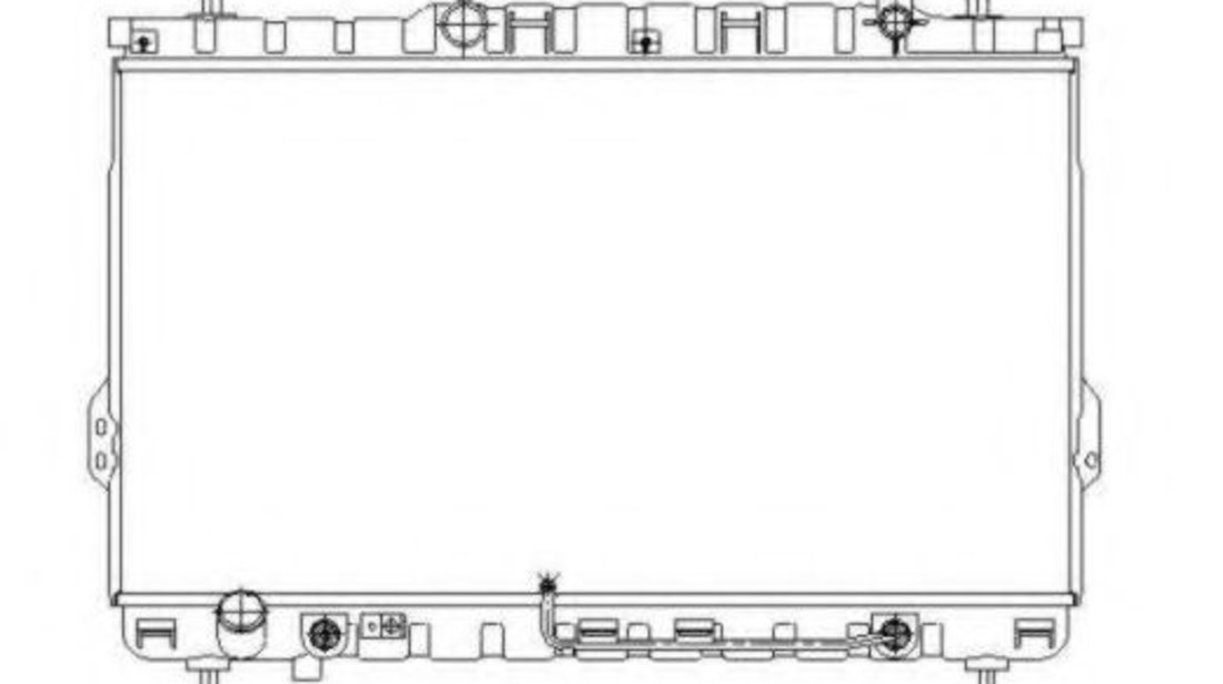 Radiator, racire motor HYUNDAI SANTA FE I (SM) (2000 - 2006) NRF 53646 piesa NOUA
