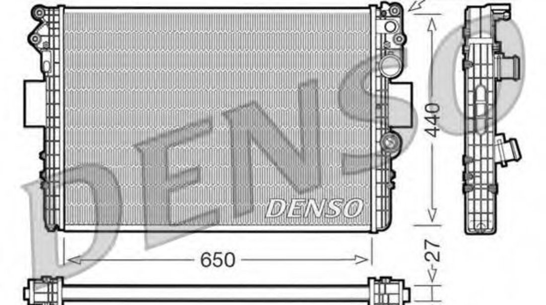 Radiator, racire motor IVECO DAILY III caroserie inchisa/combi (1997 - 2007) DENSO DRM12002 piesa NOUA