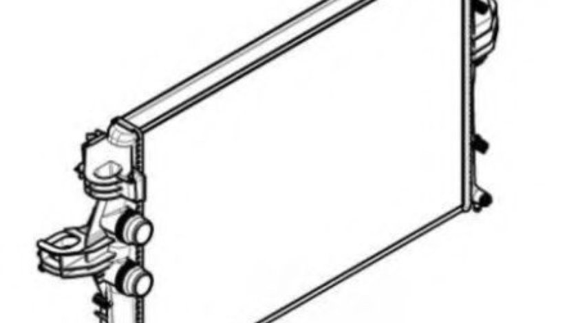 Radiator, racire motor IVECO DAILY V caroserie inchisa/combi (2011 - 2014) NRF 58430 piesa NOUA