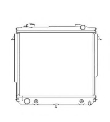 Radiator, racire motor JEEP CHEROKEE (XJ) (1983 - 2001) NRF 50300 piesa NOUA
