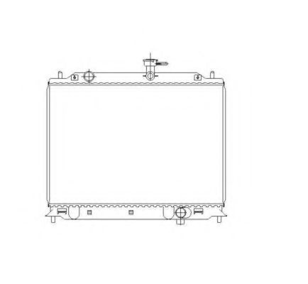 Radiator, racire motor KIA RIO II (JB) (2005 - 2016) NRF 53492 piesa NOUA