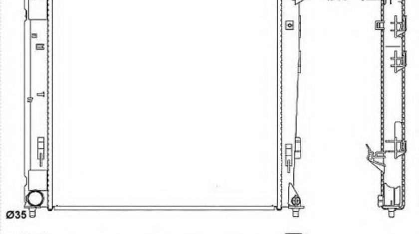 Radiator, racire motor KIA SPORTAGE (SL) (2009 - 2016) NRF 53054 piesa NOUA