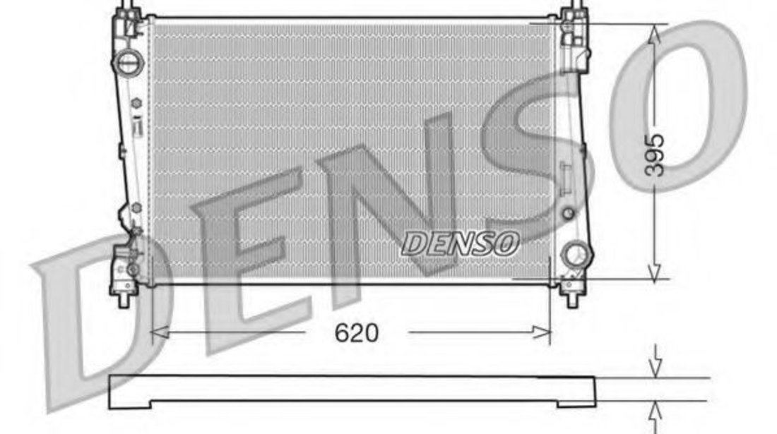 Radiator, racire motor LANCIA DELTA III (844) (2008 - 2014) DENSO DRM09112 piesa NOUA