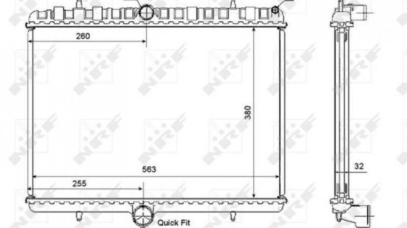 Radiator, racire motor Lancia PHEDRA (179) 2002-2010 #2 122090