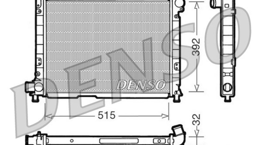 Radiator, racire motor LANCIA THEMA (834_) DENSO DRM09050