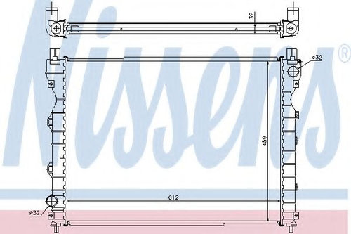 Radiator, racire motor LAND ROVER FREELANDER (LN) (1998 - 2006) NISSENS 64310A piesa NOUA