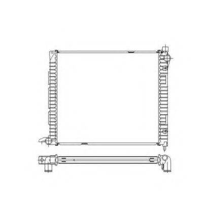 Radiator, racire motor LAND ROVER FREELANDER (LN) (1998 - 2006) NRF 55445 piesa NOUA