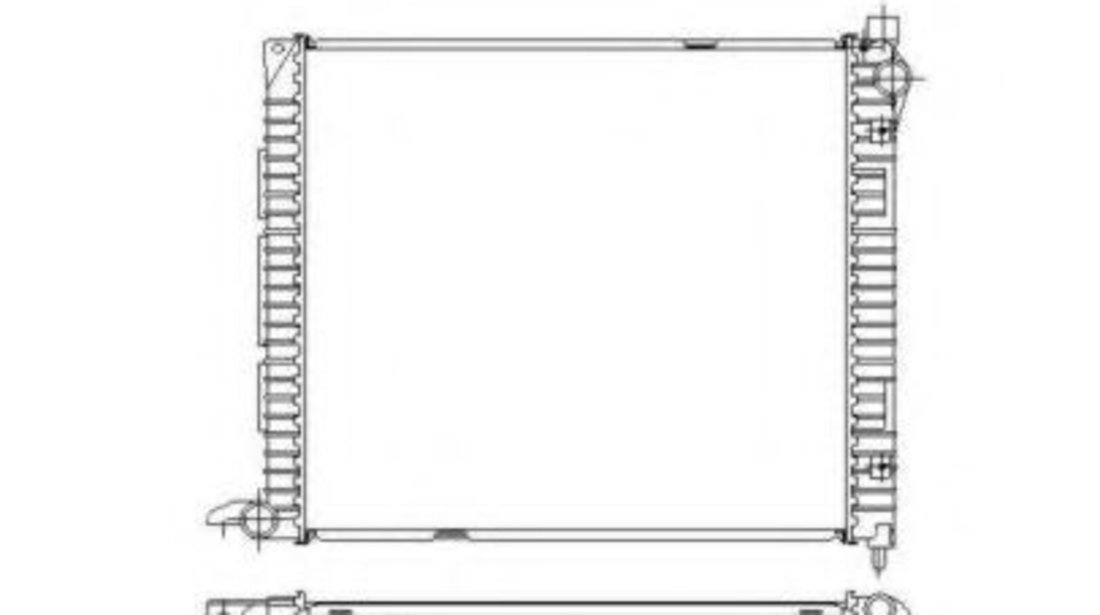 Radiator, racire motor LAND ROVER FREELANDER (LN) (1998 - 2006) NRF 55445 piesa NOUA