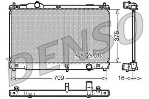 Radiator, racire motor LEXUS IS II (GSE2, ALE2, USE2) (2005 - 2016) DENSO DRM51001 piesa NOUA