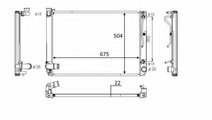 Radiator, racire motor LEXUS RX (MHU3, GSU3, MCU3)...