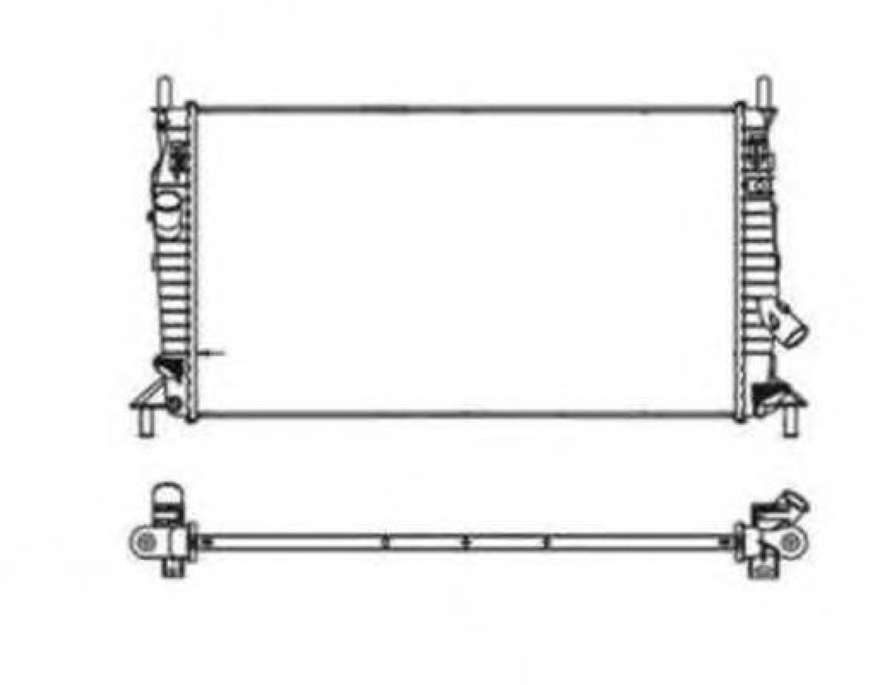 Radiator, racire motor MAZDA 3 Limuzina (BK) (1999 - 2009) NRF 53403 piesa NOUA