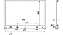 Radiator, racire motor MAZDA CX-7 (ER) (2006 - 201...